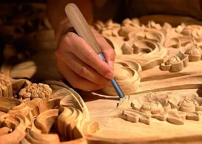 منبت کاری از صنایع دستی قم منبت کاری
