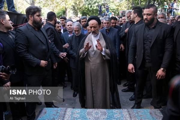تشییع جنازه عزت الله انتظامی حجت الاسلام دعایی