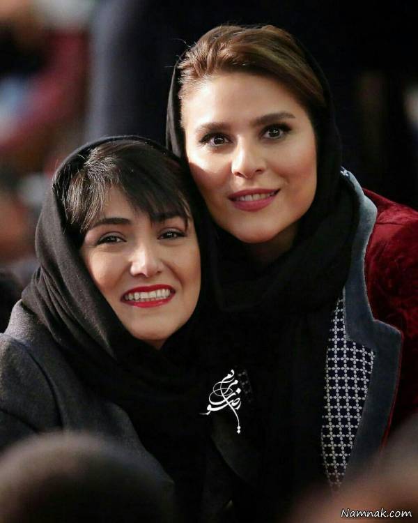 خانم دولتشاهی در کنار باران کوثری باران کوثری در کنار افراد مشهور