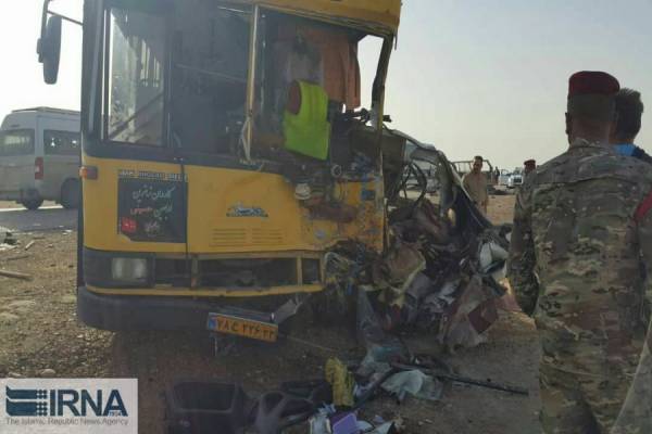 تصادف اتوبوس