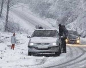 بارش برف و باران ، وضعیت جوی جاده ها