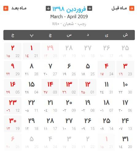 دی ماه چندم است