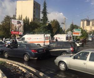 آمار تصادف تهران