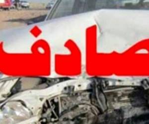 تصادف سه خودرو