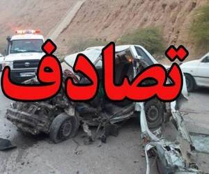 تصادف سمند و پژو پارس
