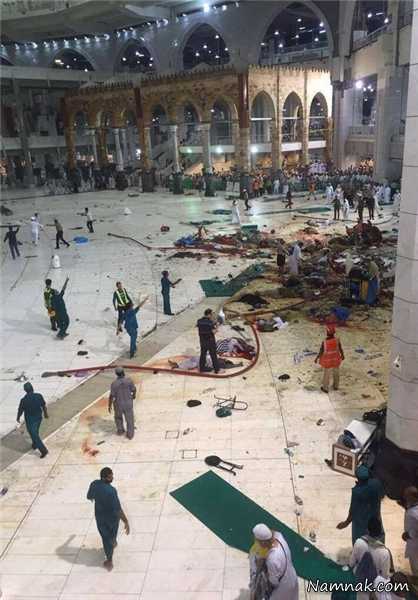 حادثه سقوط بالابر در مکه ، مکه ، مسجد الحرام ، حادثه مسجد الحرام