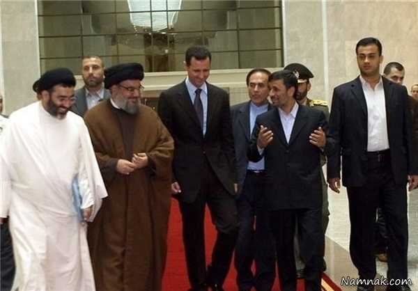 شهید باقری در کنار احمدی نژاد ، عبدالله باقری ، محافظ احمدی نژاد