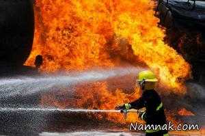 آتش‌سوزی در مجتمع پتروشیمی مارون ماهشهر