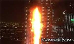 آتش سوزی دبی ، آتش سوزی هتل دبی