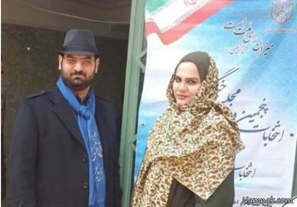 نرگس آبیار و همسرش حسین قاسمی ، احمد نوراللهی ، انتخابات 94