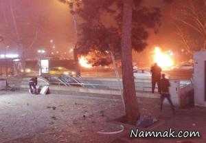 انفجار مهیب خودروی بمب گذاری شده در آنکارا + تصاویر