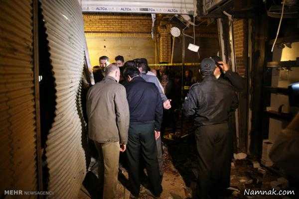 انفجار در بازار تهران ، عکس های انفجار در بازار تهران ، تصاویر انفجار در بازار تهران