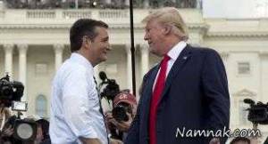 ترامپ و کروز ، همسر ترامپ
