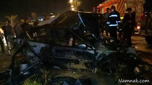 زنده سوختن در آتش انفجار زانتیا ، اخبار حوادث ، حوادث