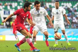 نتیجه بازی فوتبال ایران و ازبکستان 15 مهر 95 + فیلم