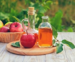 سرکه سیب برای سر