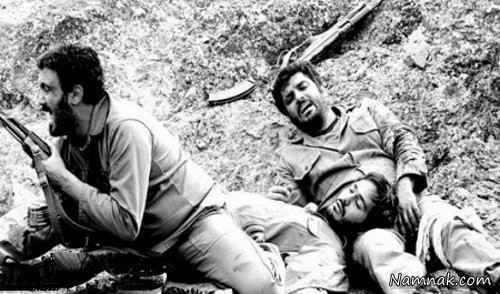 عکس سام درخشانی در کنار میلاد کی مرام و کامبیز دیرباز در فیلم نابرده رنج