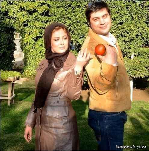 نیوشا ضیغمی عکس عاشقانه نیوشا ضیغمی و همسرش