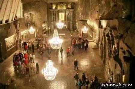 معدن نمک زیر زمینی شهرهای زیرزمینی بسیار عجیب در دنیا عکس