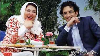 عکس بازیگران به همراه همسرانشان ، شهاب حسینی ، بهنوش طباطبایی