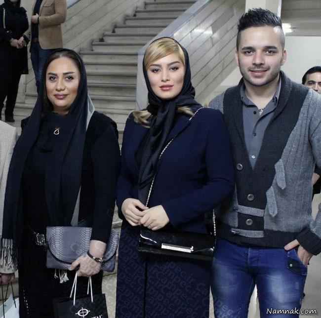 سحر قریشی سحر قریشی در کنار برادر و مادرش