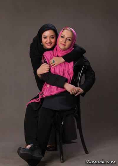 نرگس محمدی و مادرش