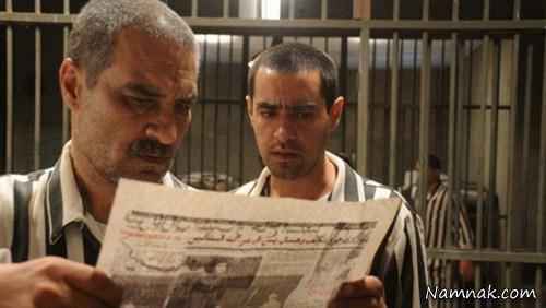 شهاب حسینی و جعفر دهقان با لباس زندانی در سریال سزمین کهن