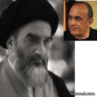شکرخدا گودرزی بازیگر نقش امام خمینی در سریال معمای شاه