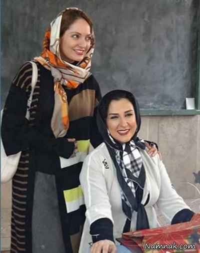 مهناز افشار در جشن تولد مرجانه گلچین مهناز افشار و مرجانه گلچین