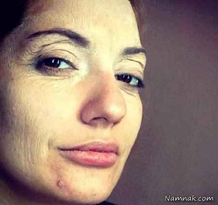 گریم مهناز افشار در یک داستان خانوادگی گریم مهناز افشار در یک داستان خانوادگی