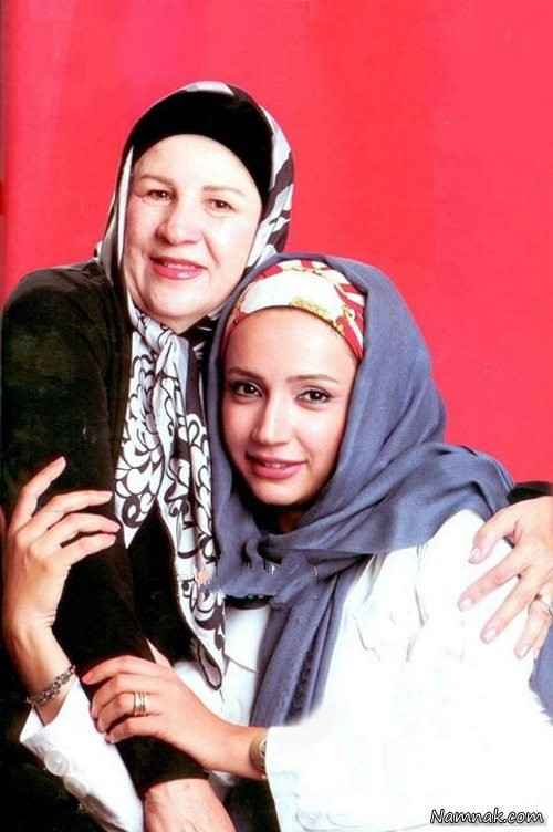 عکس جدید شبنم قلی خانی و مادرش ، عکس بازیگران مشهور در کنار خانواده هایشان ، عکس بازیگران