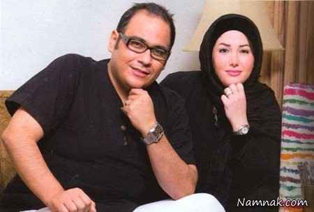 عکس رضا داود نژاد در کنار همسرش