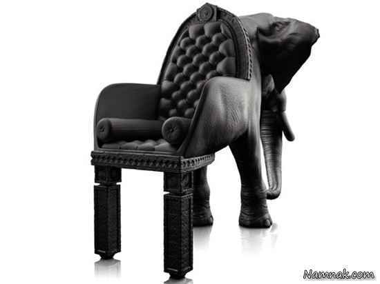 عجیب ترین صندلی های دنیا به شکل حیوانات + عکس