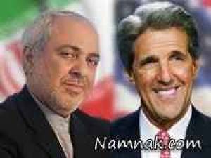 دیدار جان کری و ظریف ، گفت و گوی خصوصی کری و ظریف