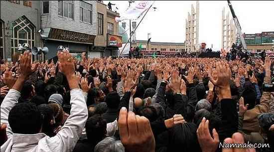 حسینیه اعظم زنجان در روز تاسوعا