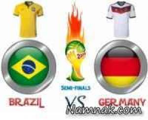 بازی برزیل و آلمان ، جام جهانی 2014