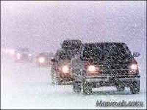 رانندگی ، رانندگی در هوای برفی
