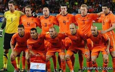 جام جهانی | پیراهن و بازیکنان 32 تیم صعود کننده به جام جهانی 2014تیم ملی فوتبال هلند 2014