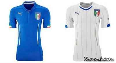 پیراهن های تیم ملی فوتبال ایتالیا در جام جهانی 2014
