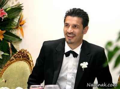 علی دایی در مراسم ازدواجش