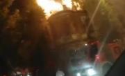 آتش سوزی برج سعادت آباد