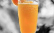 آب پرتقال و خامه