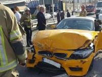 تصادف bmw در تهران