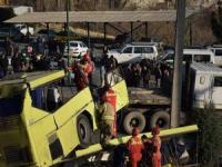 واژگونی اتوبوس دانشگاه آزاد