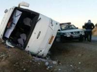 واژگونی اتوبوس