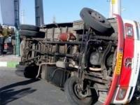 واژگونی سرویس مدرسه