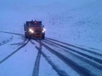 بارش برف در جاده ها