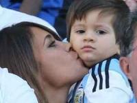 همسر و پسر لیونل مسی