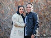 امیر کربلایی زاده و همسرش