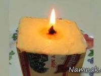 ساخت شمع با کره